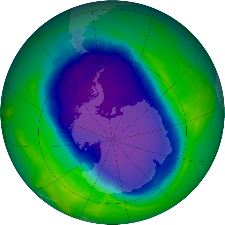 Ozone Map 1998-10-20